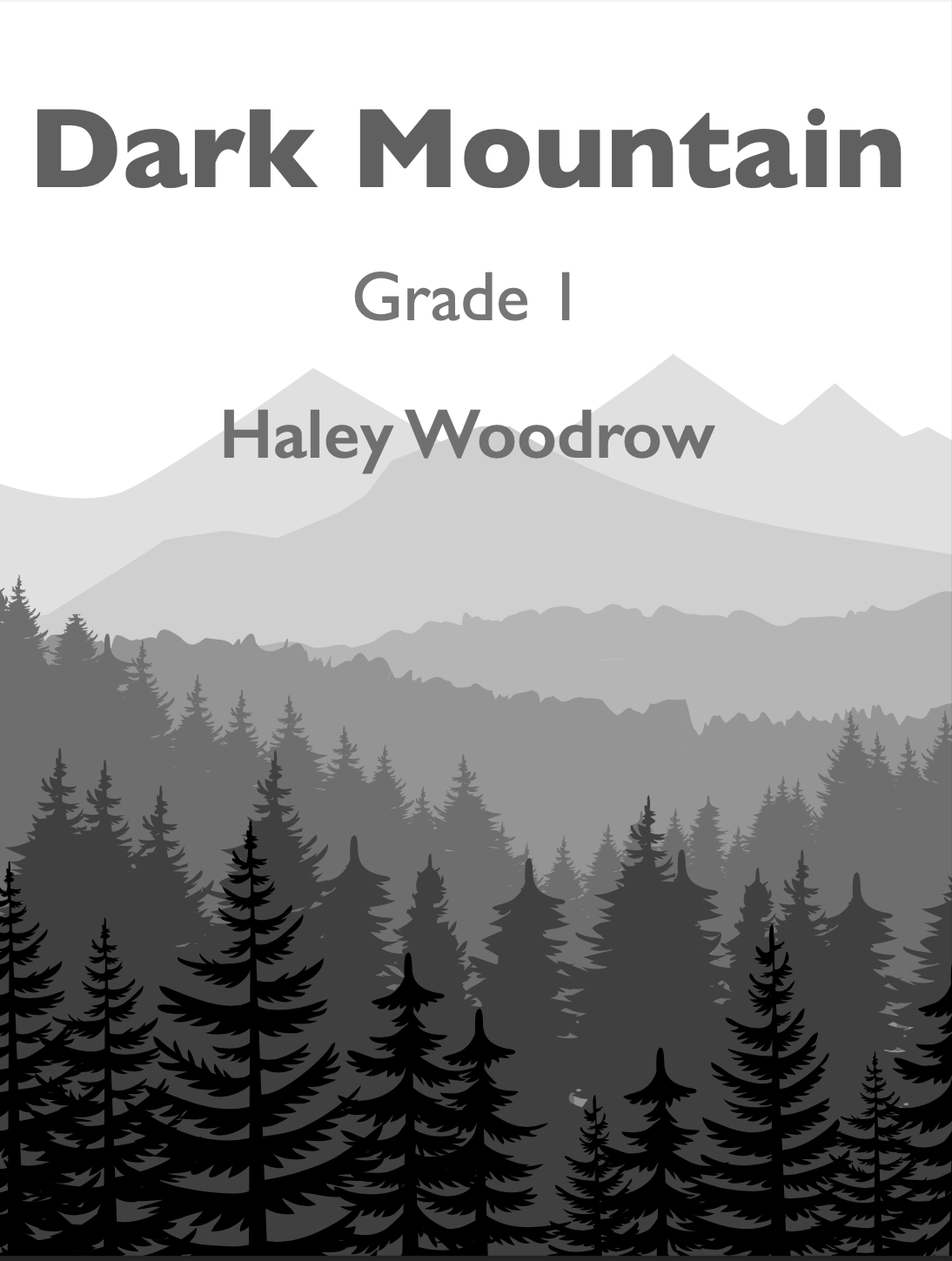 Dark Mountain by Haley Woodrow