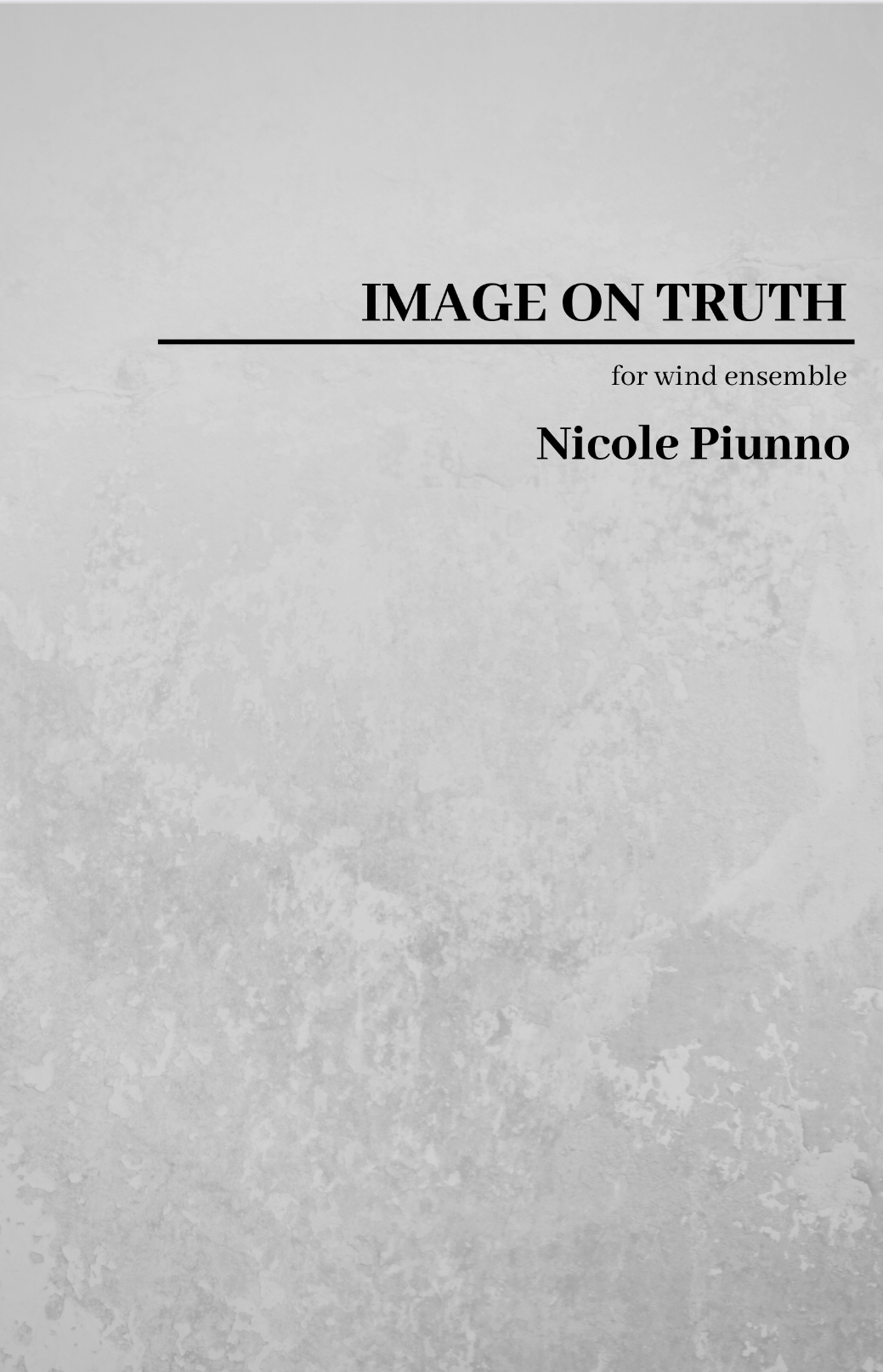 Image On Truth by Nicole Piunno