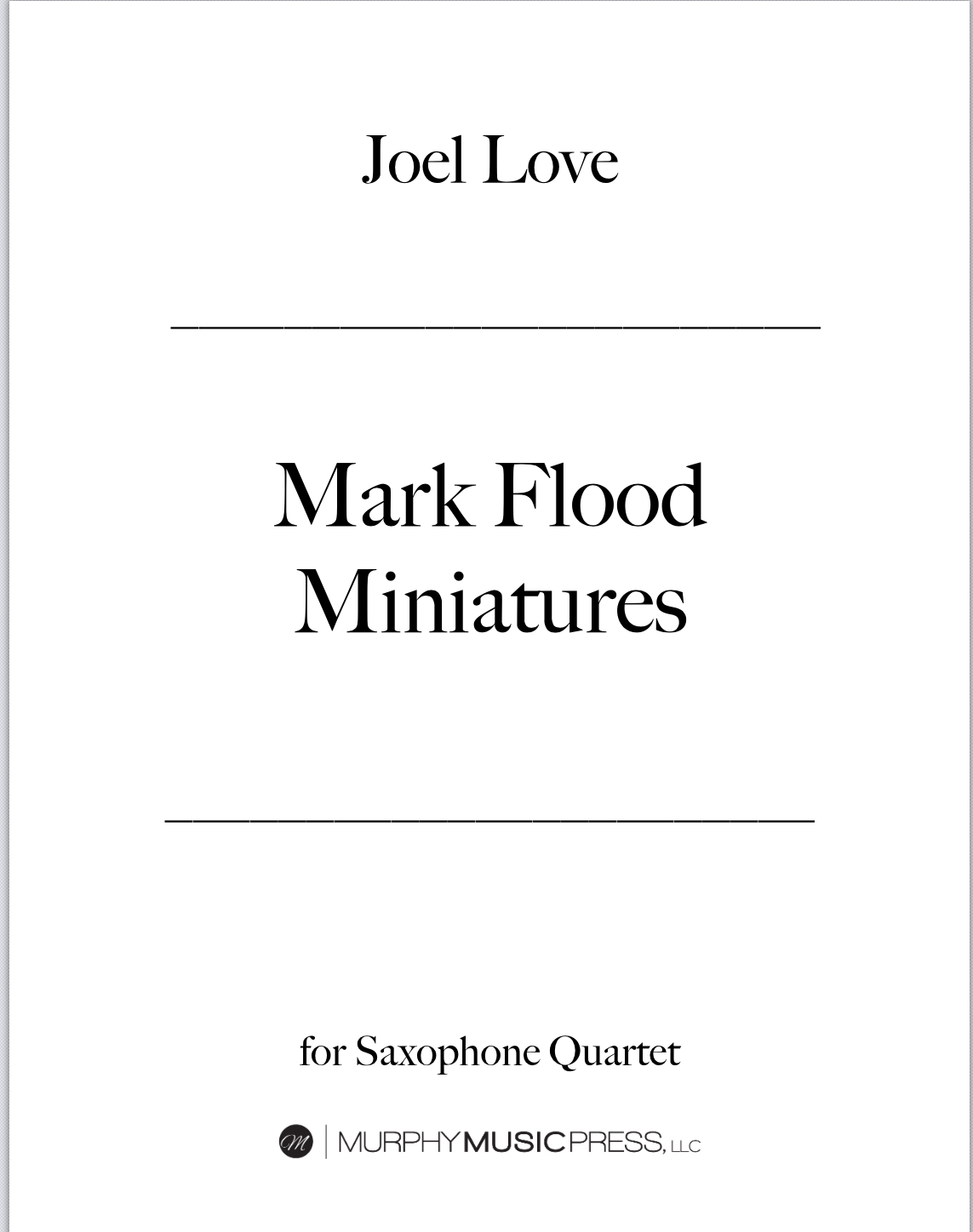 Mark Flood Minatures  by Joel Love 