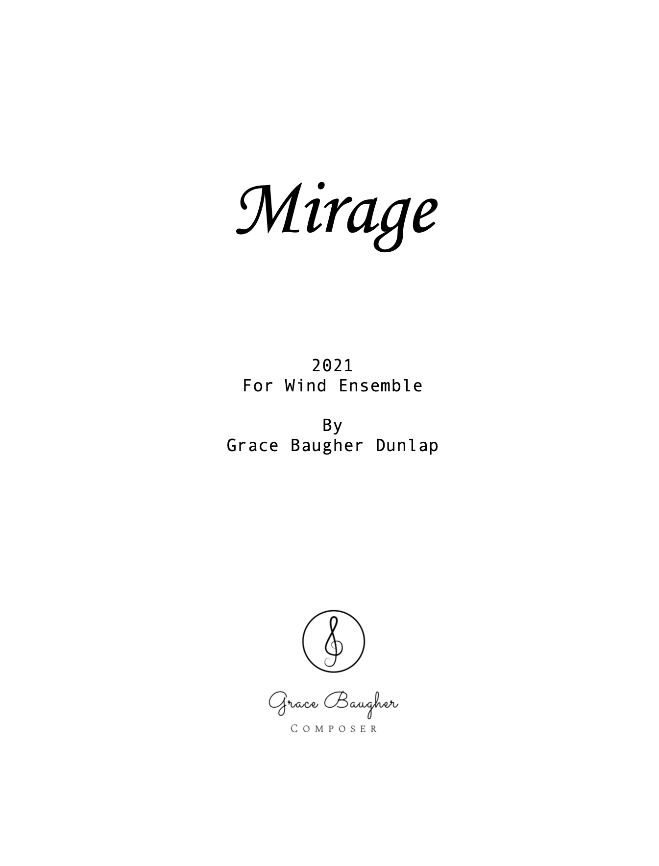 Mirage by Grace Baugher