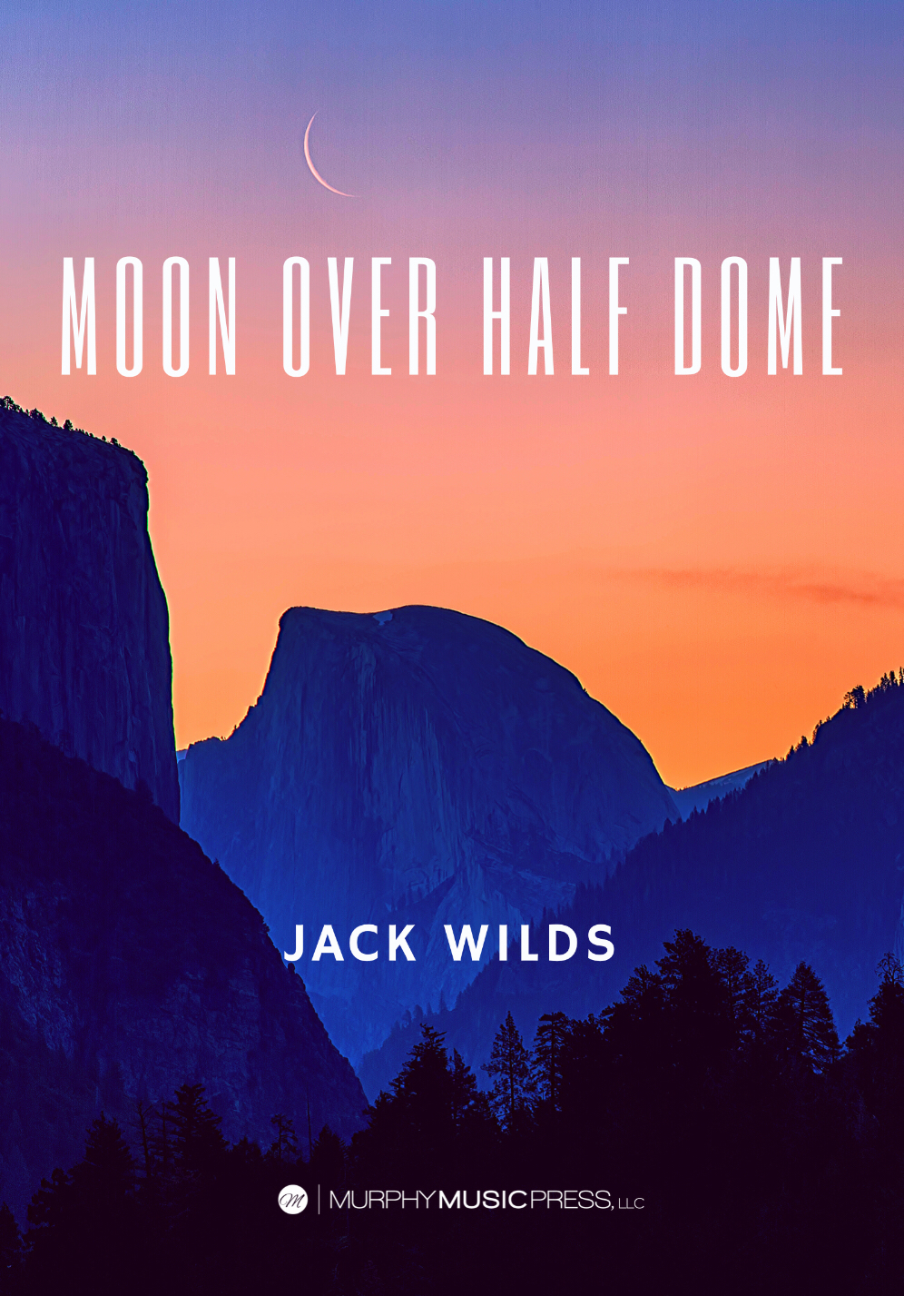 Moon Over Half Dome by Jack Wilds