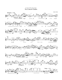 Six Concert Etudes by Andrew Mead