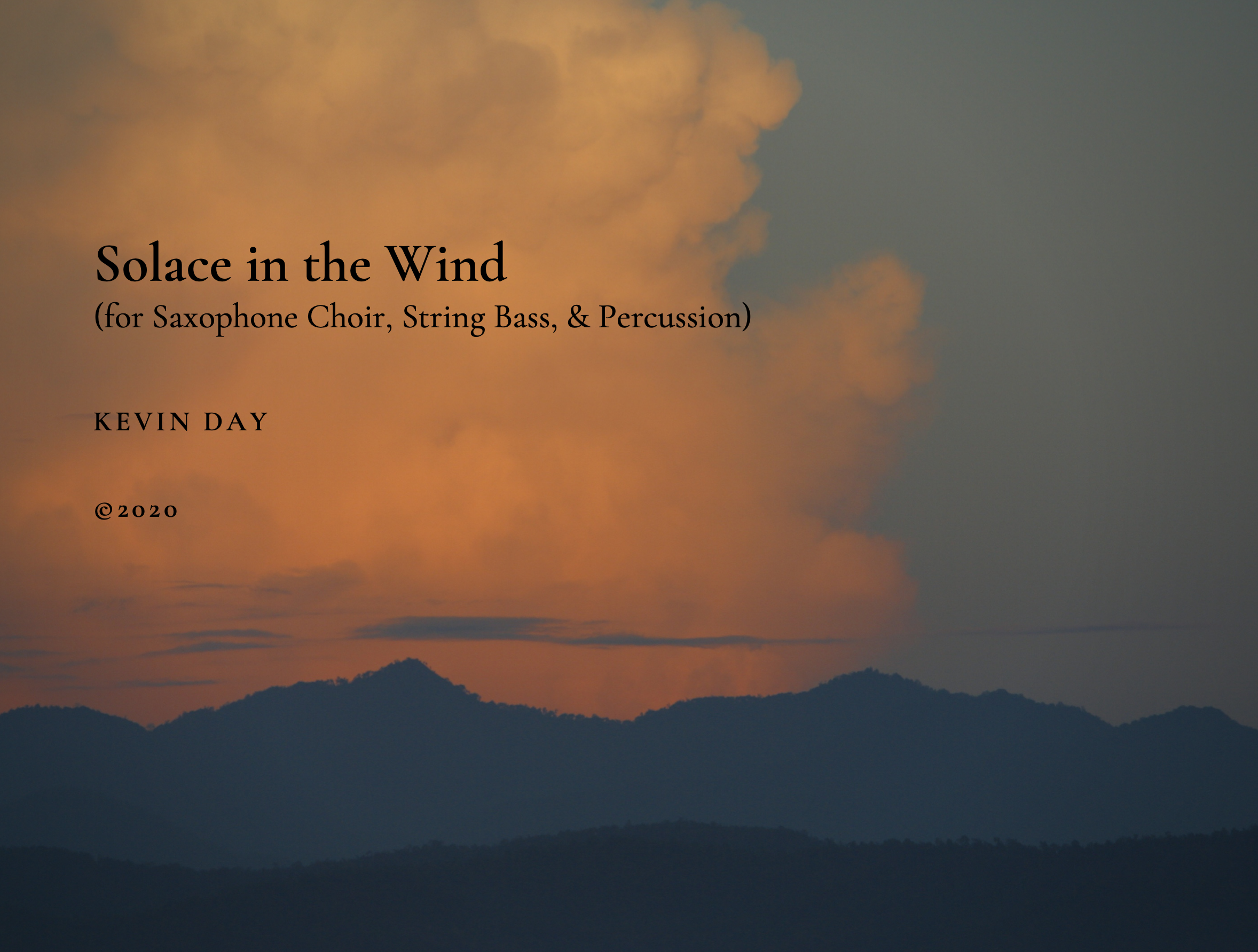 Solace In The Wind by Kebin Day