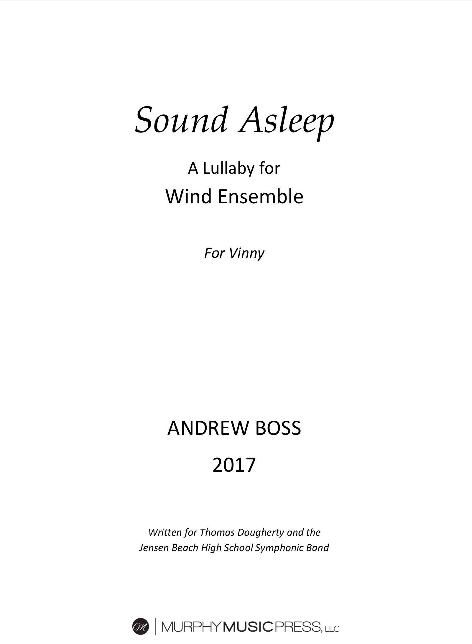 Sound Asleep by Andrew Boss