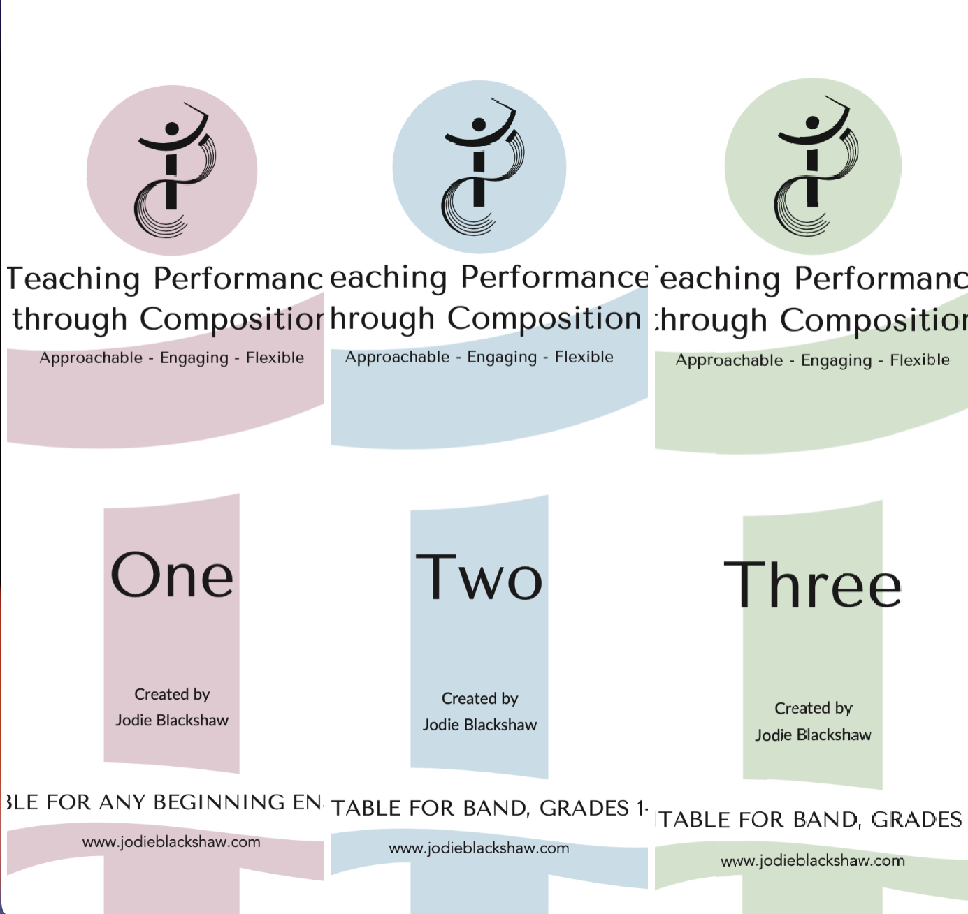 Teaching Performance Through Composition Vols 1-3
 by Jodie Blackshaw