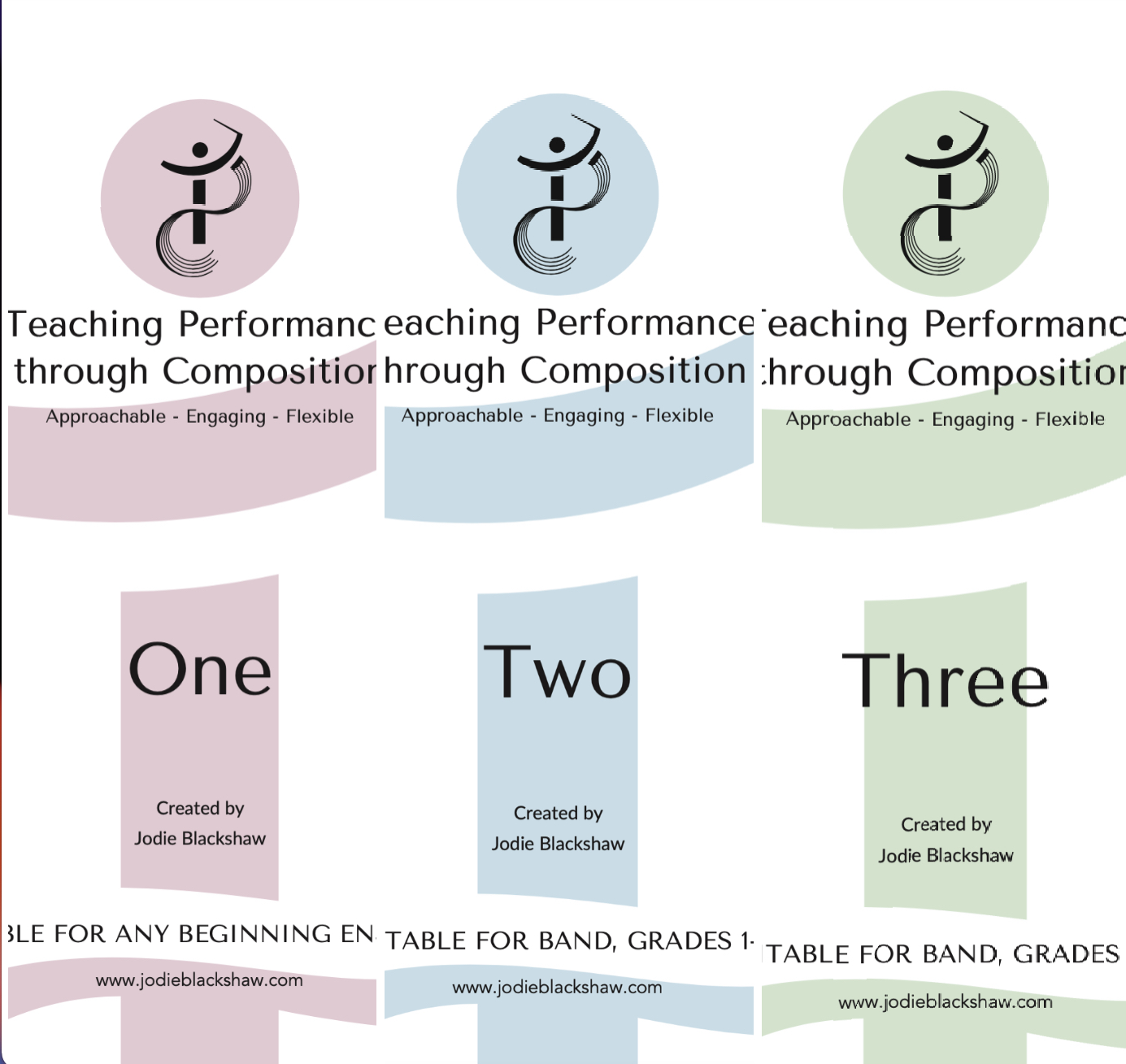 Teaching Performance Through Composition Vols 1-3
by Jodie Blackshaw