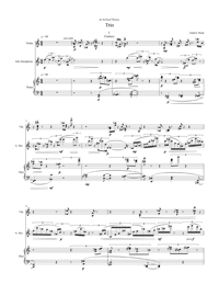 Trio For Alto Saxophone, Violin And Piano by Andrew Mead