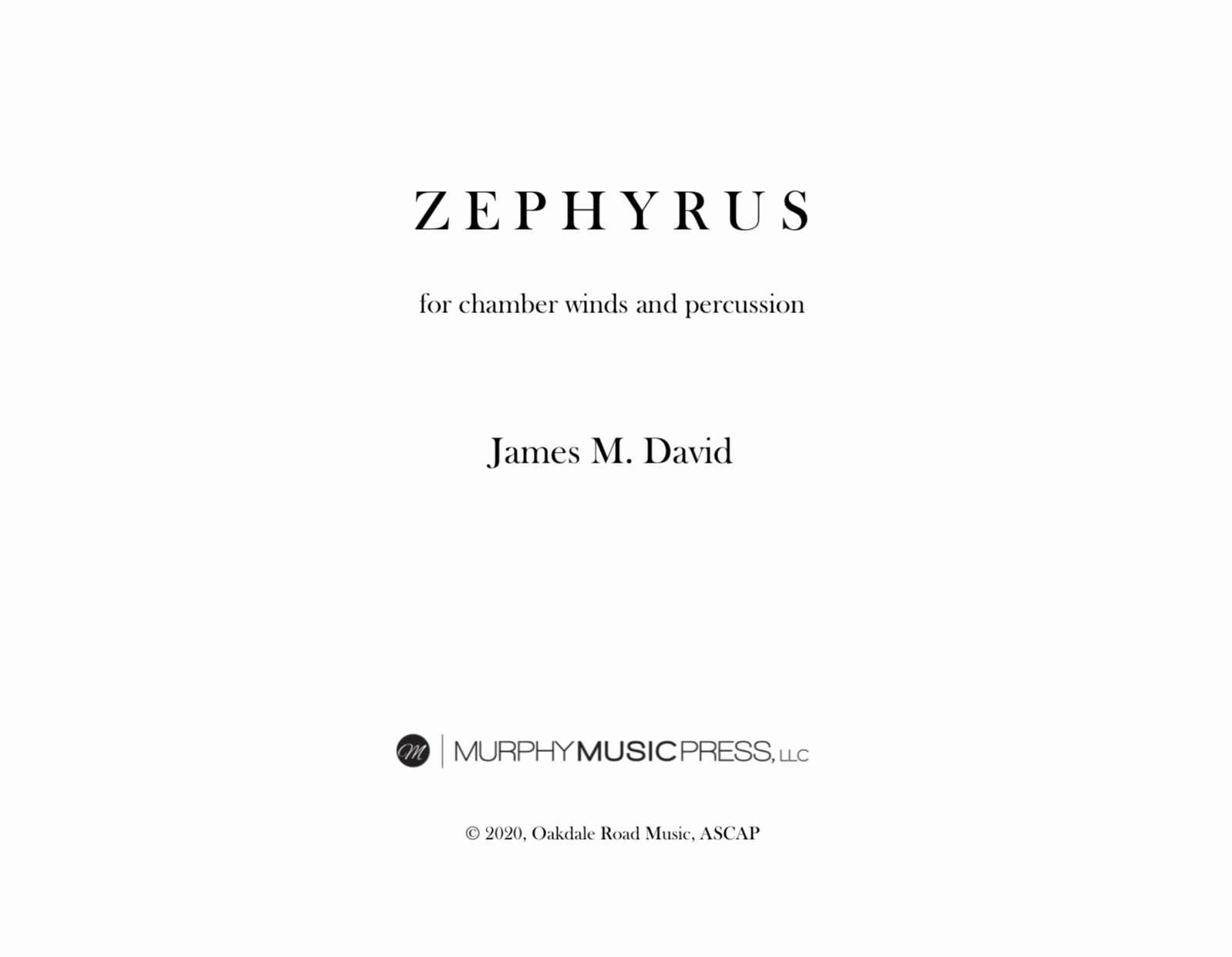 Zephyrus by James David