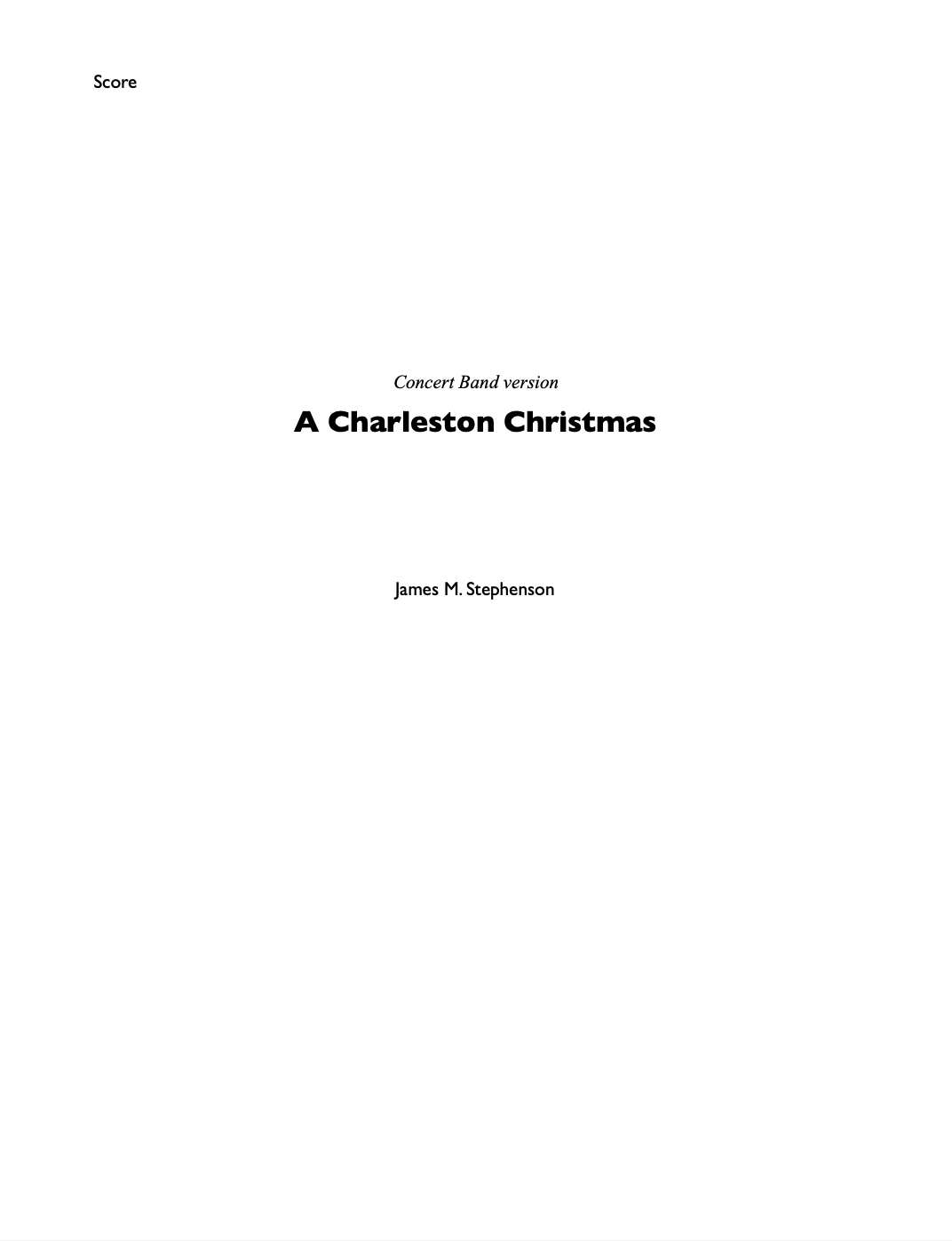 A Charleston Christmas by Jim Stephenson