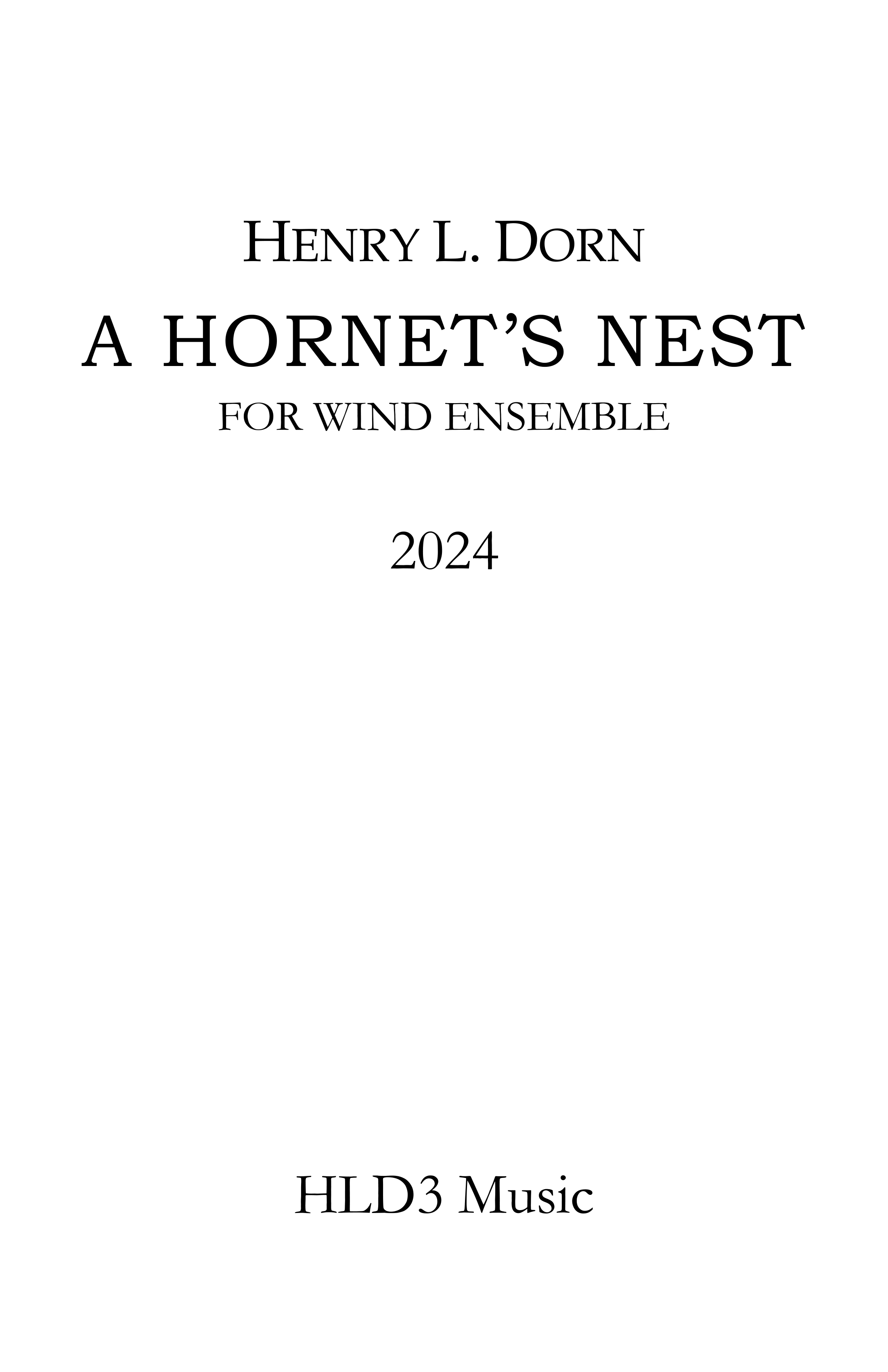 A Hornet's Nest by Henry Dorn