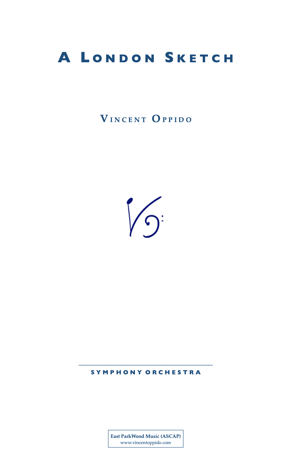 A London Sketch (Score Only) by Vincent Oppido