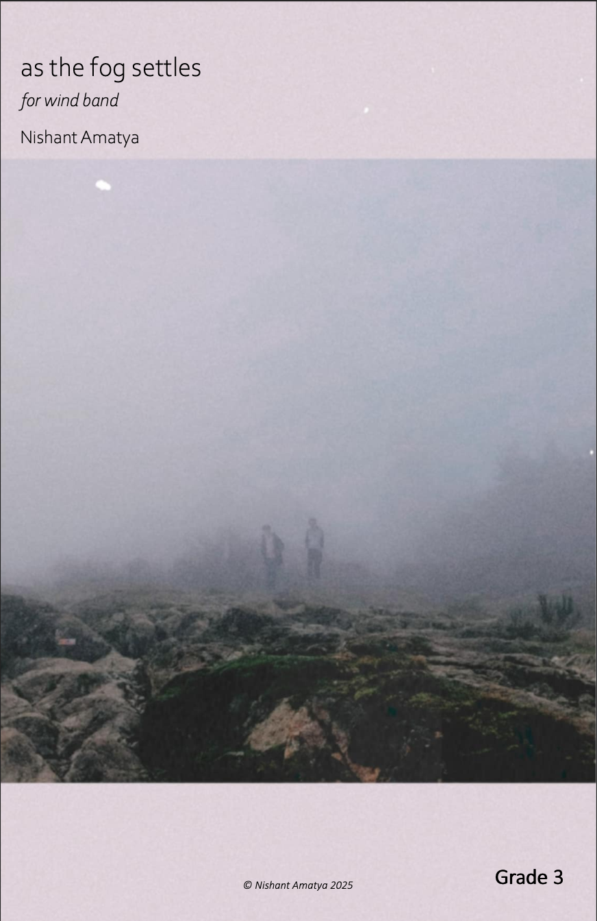 As The Fog Settles (Score Only) by Nishant Amatya
