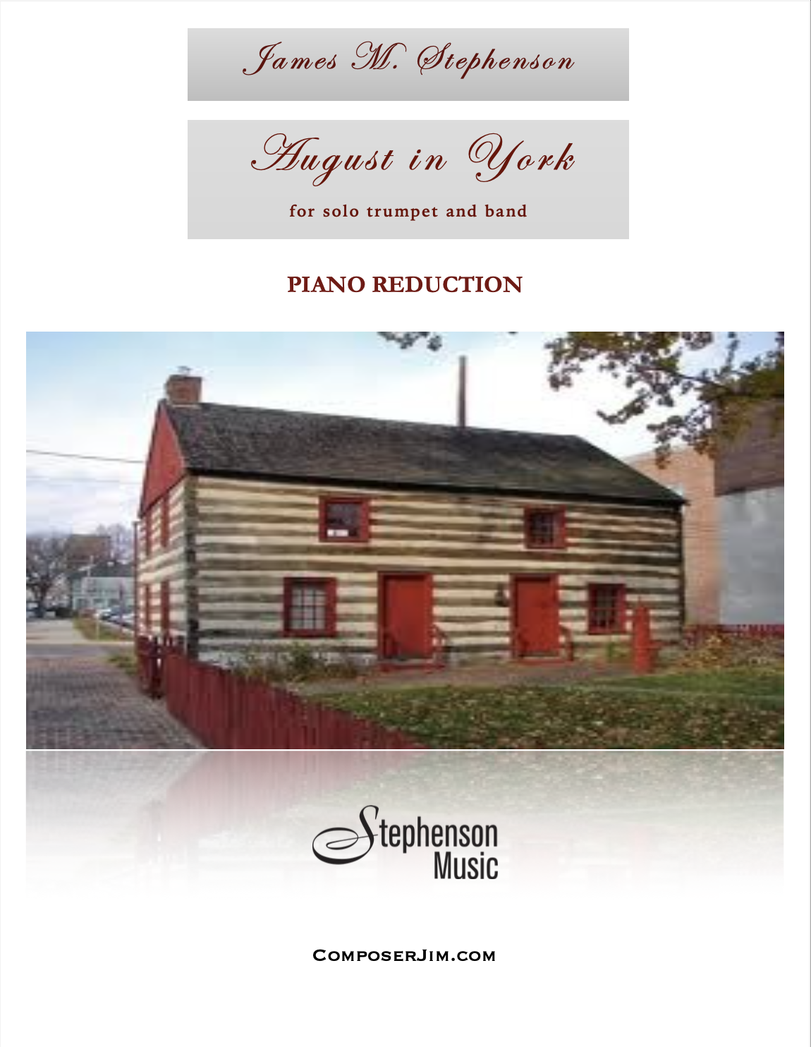 August In York (Piano Reduction) by James Stephenson