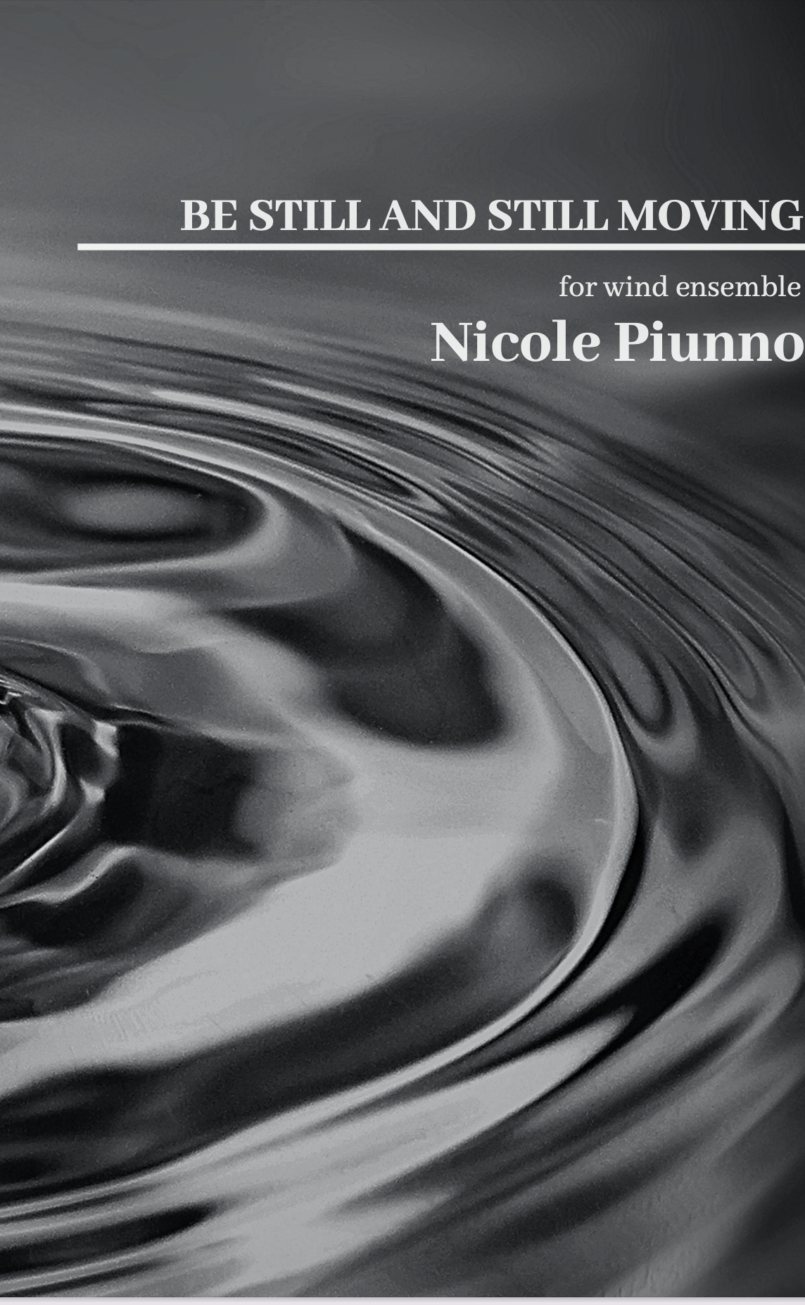 Be Still And Still Moving by Nicole Piunno