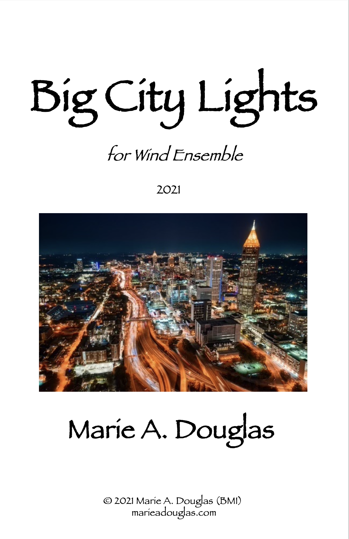 Big City Lights (Score Only) by Marie Douglas