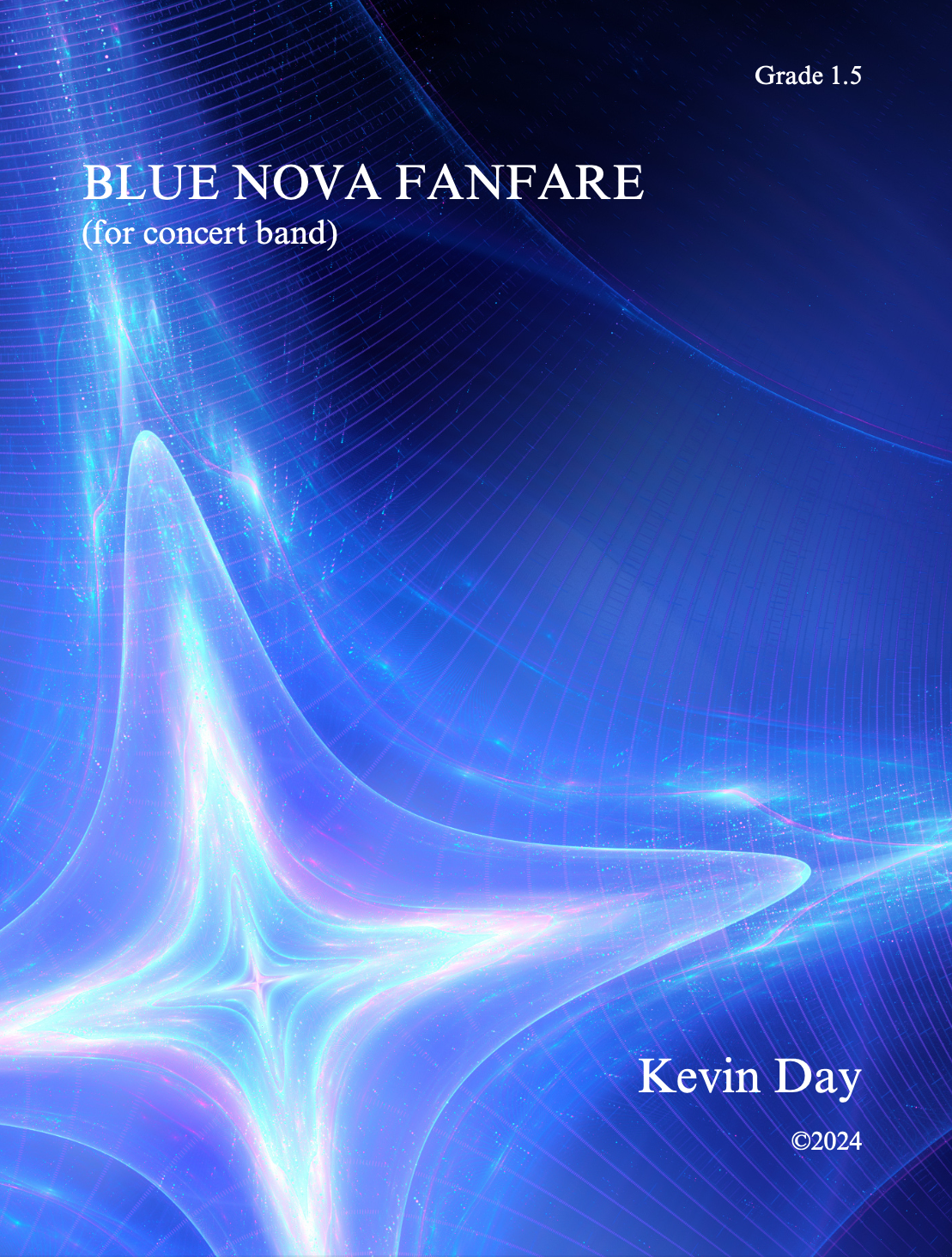 Blue Nova Fanfare (Score Only) by Kevin Day