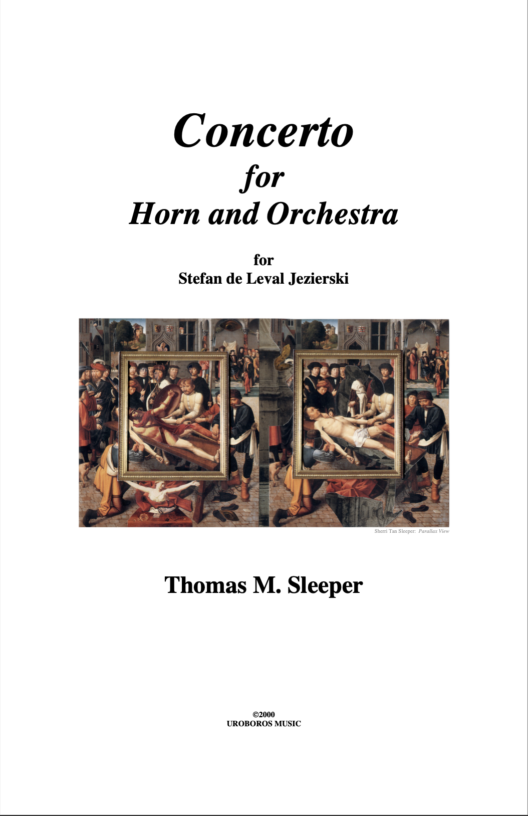 Concerto For Horn And Orchestra (Score Only) by Thomas Sleeper