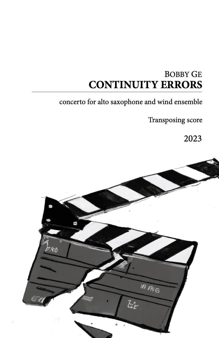 Continuity Errors (Score Only) by Bobby Ge