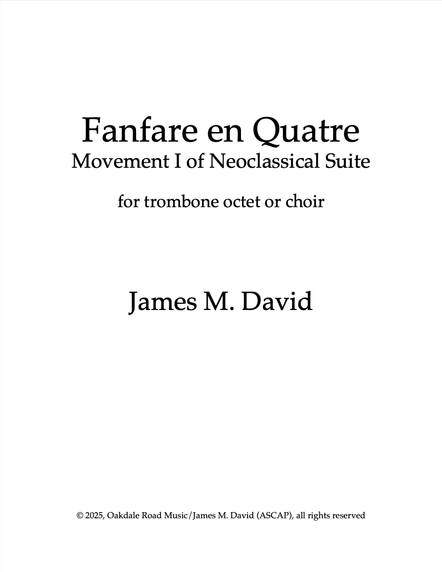 Fanfare En Quatre  by James M. David