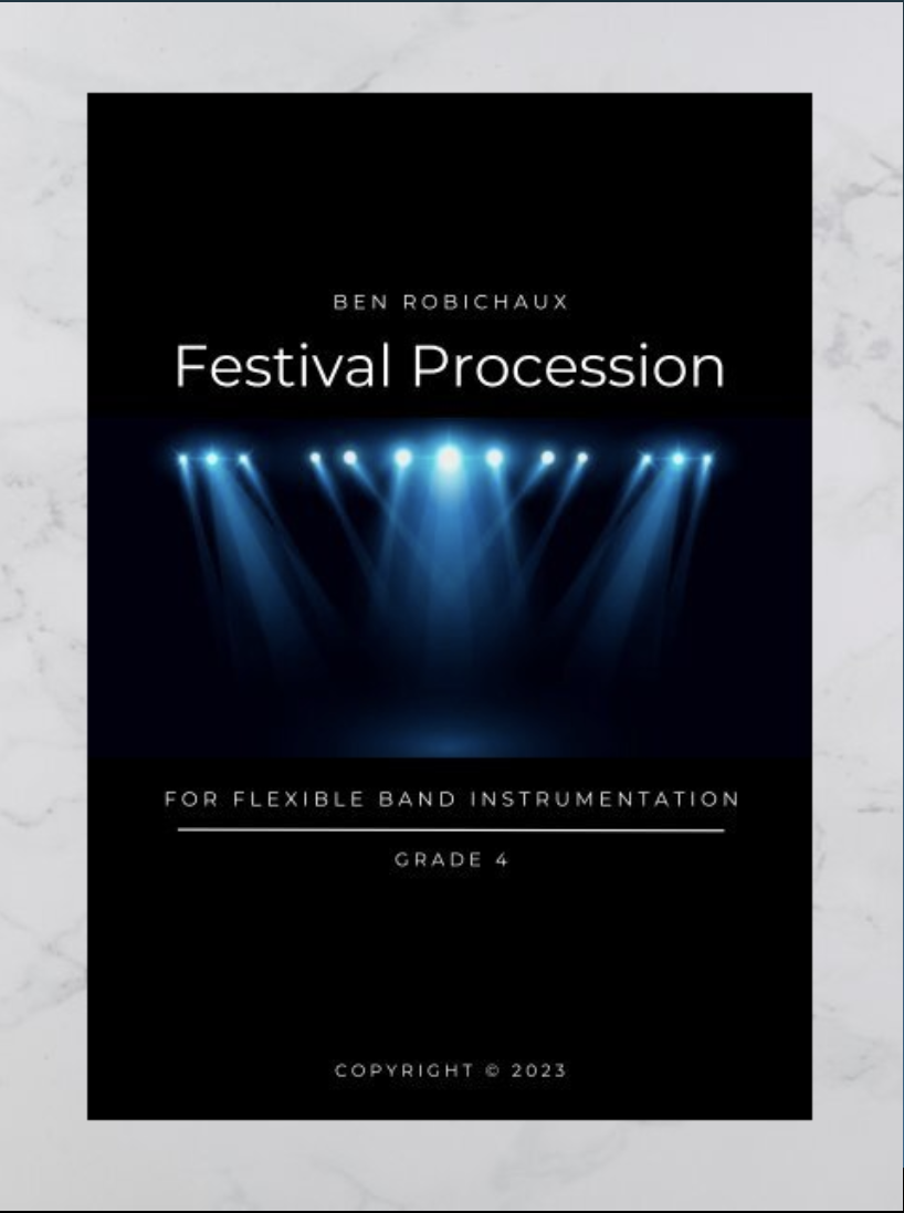 Festival Procession (Score Only) by Ben Robichaux