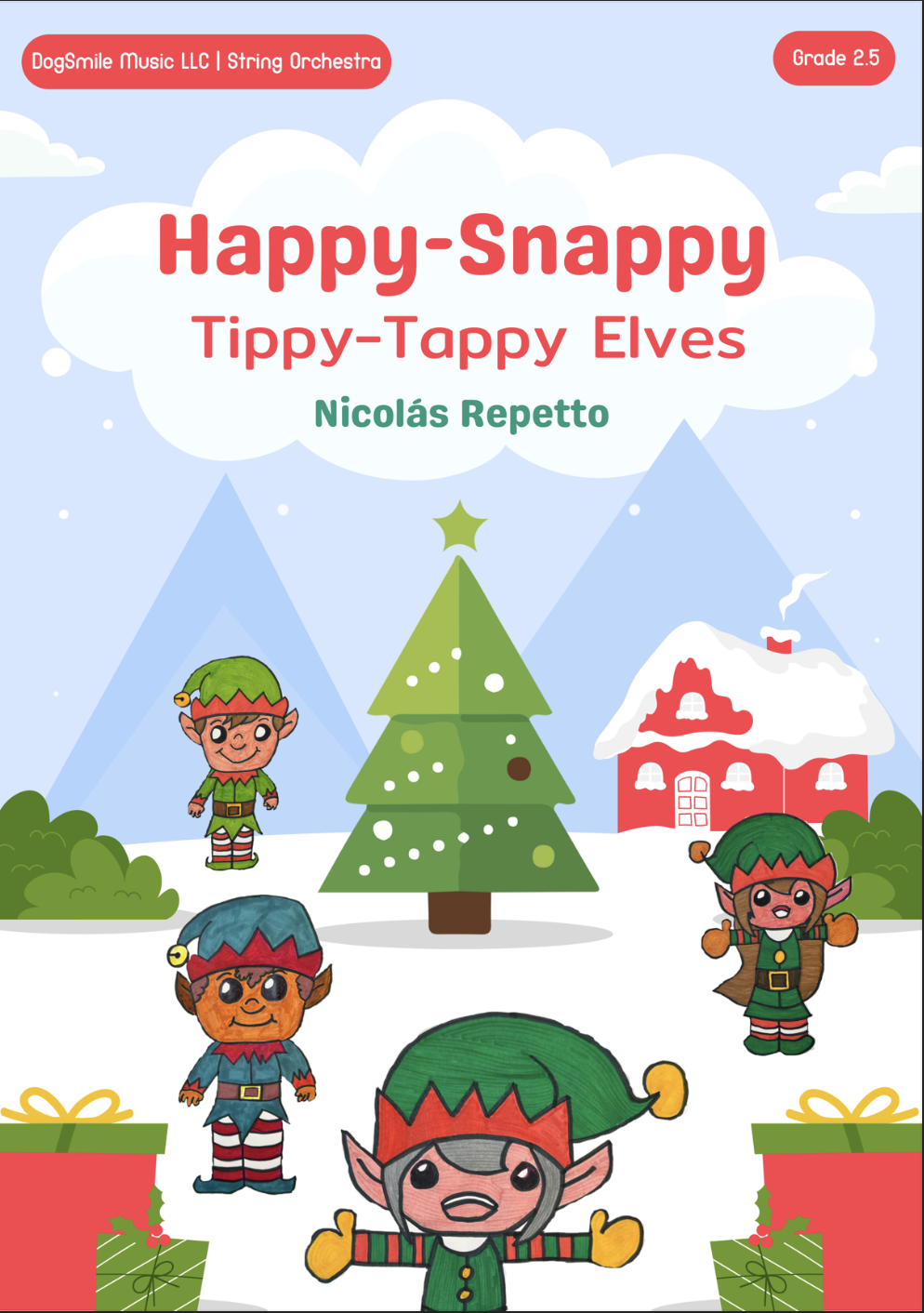 Happy-Snappy Tippy-Tappy Elves (Score Only) by Nicolas Repetto
