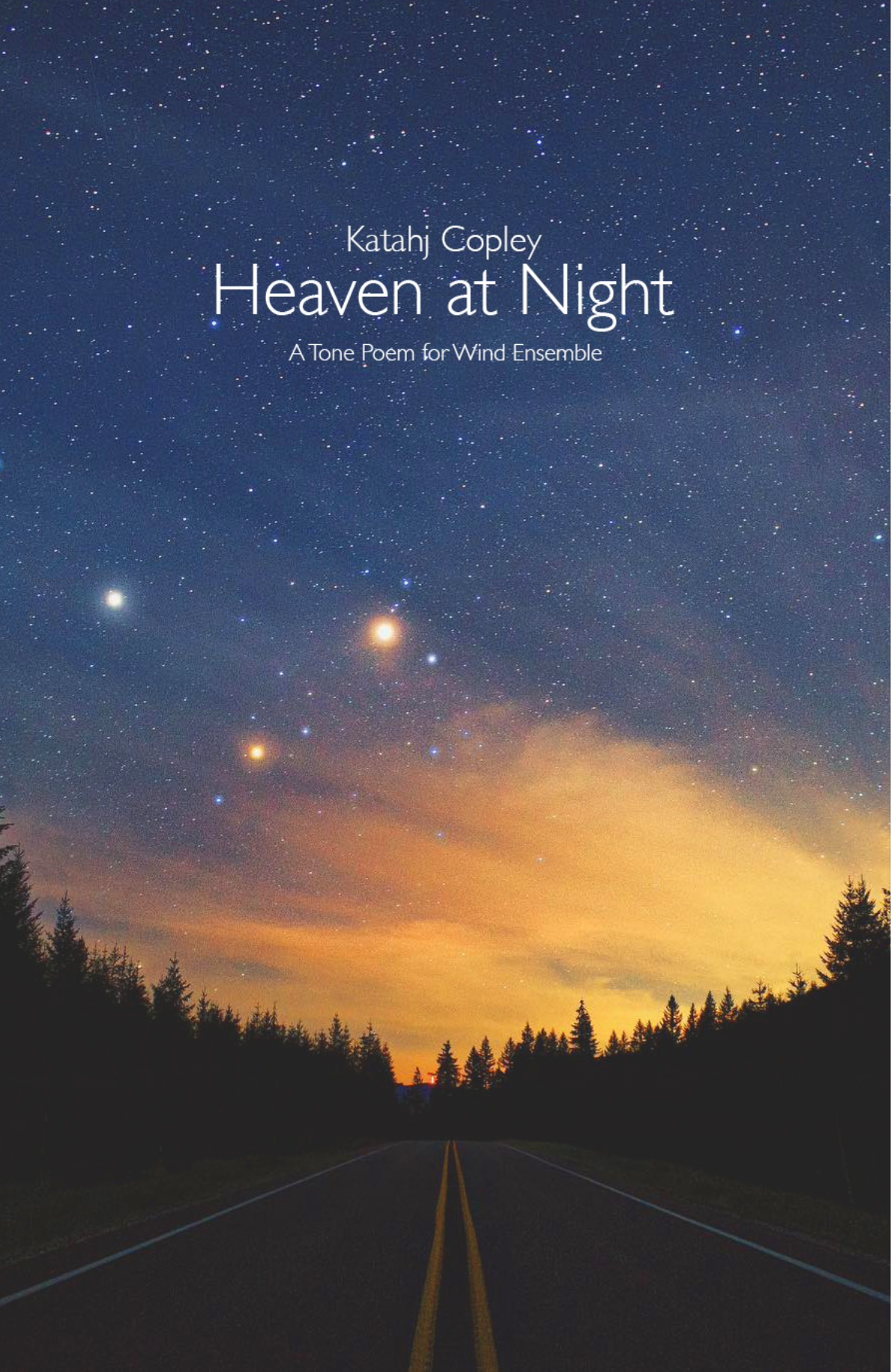 Heaven At Night (Score Only) by Katahj Copley