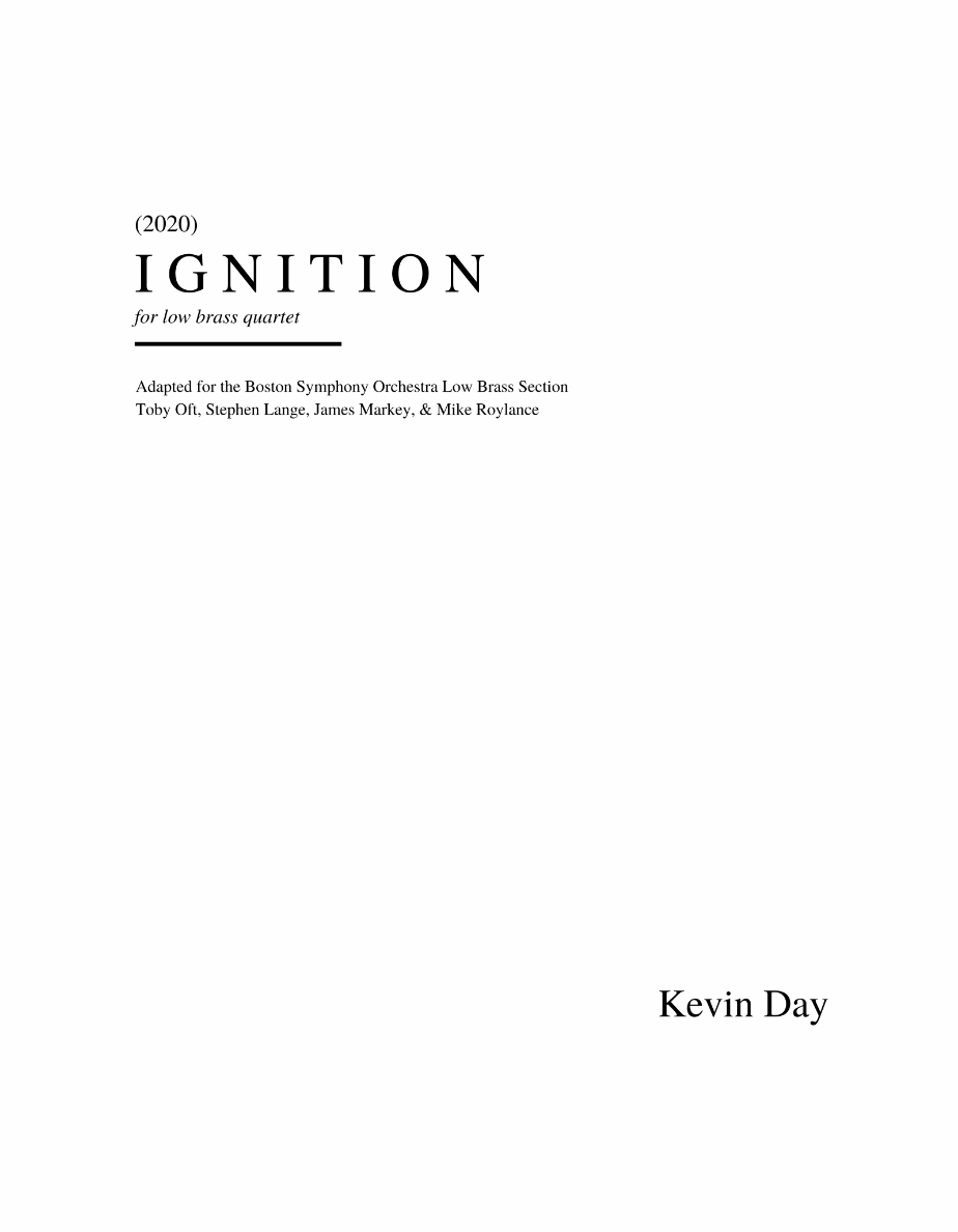 Ignition (Quartet Version) by Kevin Day