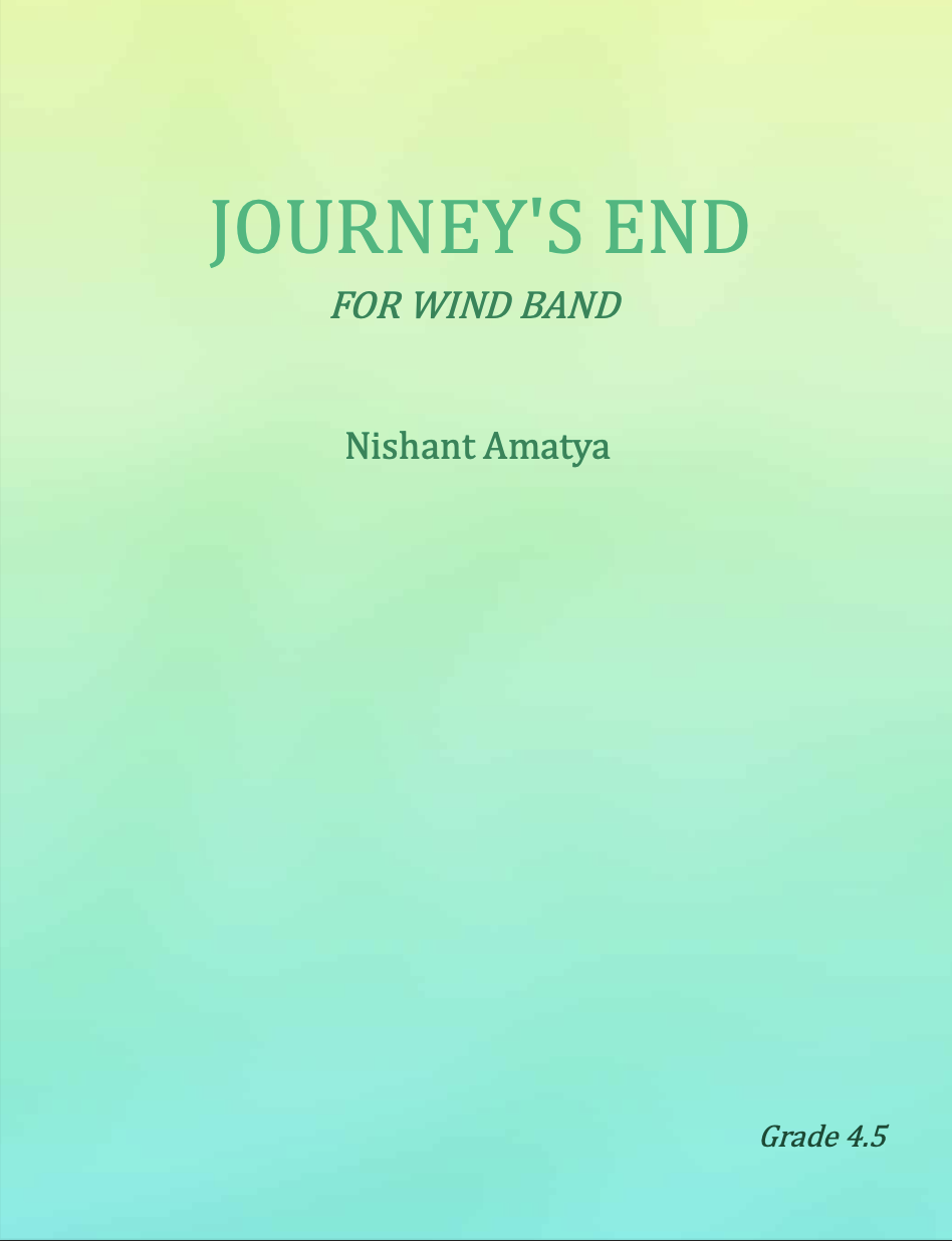 Journey's End (Score Only) by Nishant Amatya