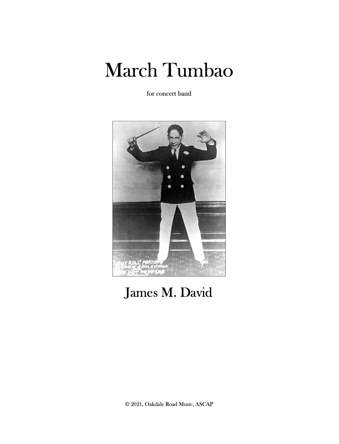 March Tumbao (Version For Full Band) by James David