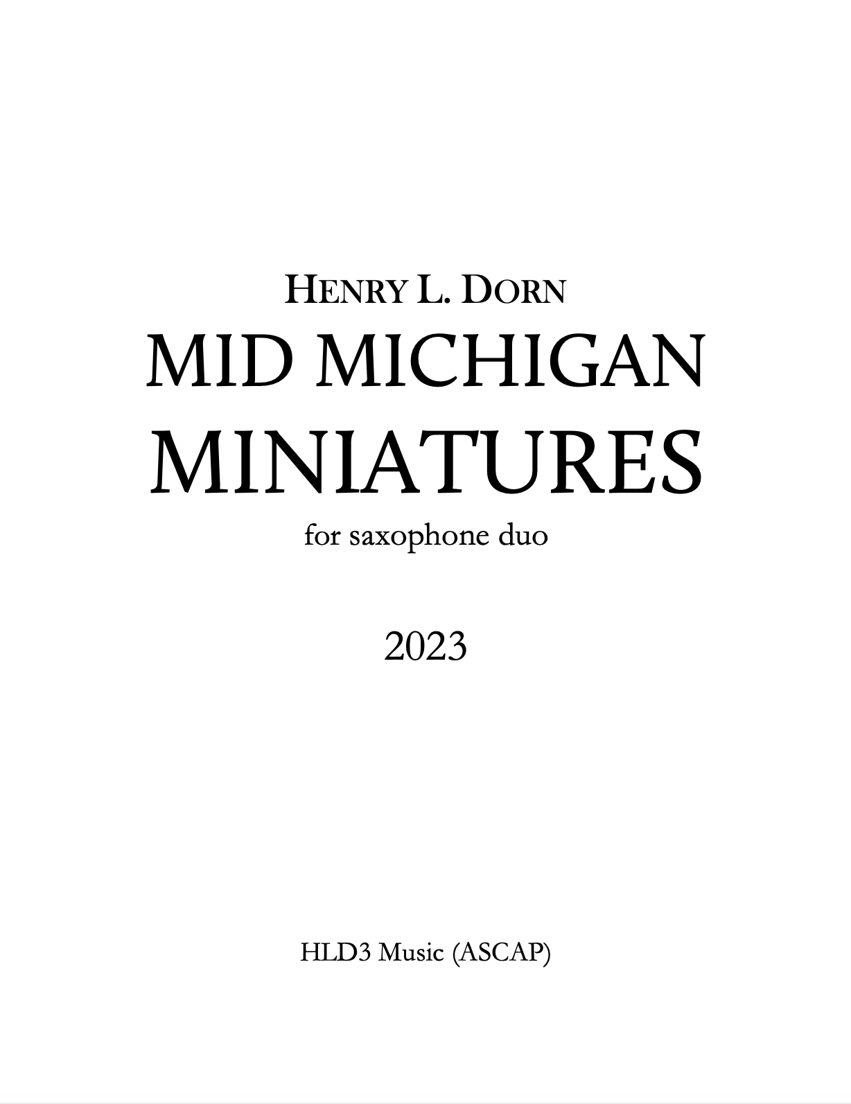 Mid Michigan Miniatures by Henry Dorn