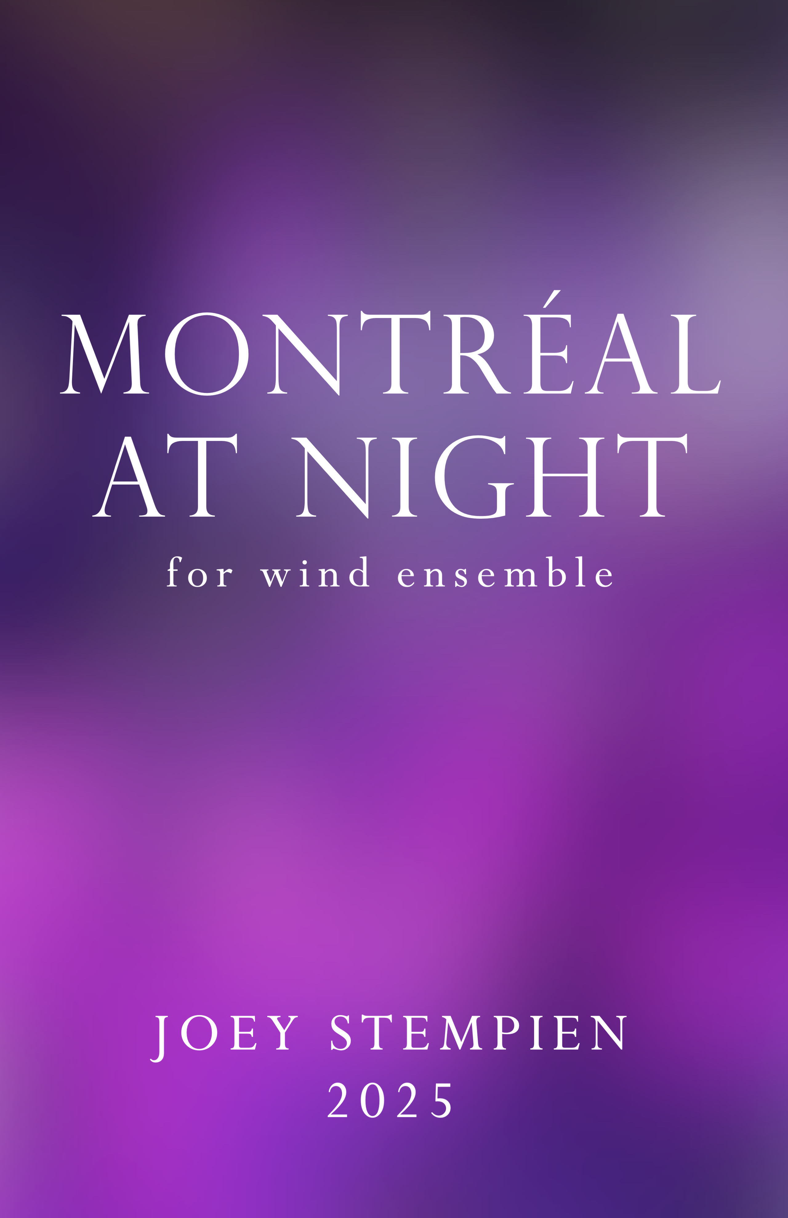 Montréal At Night by Joey Stempien