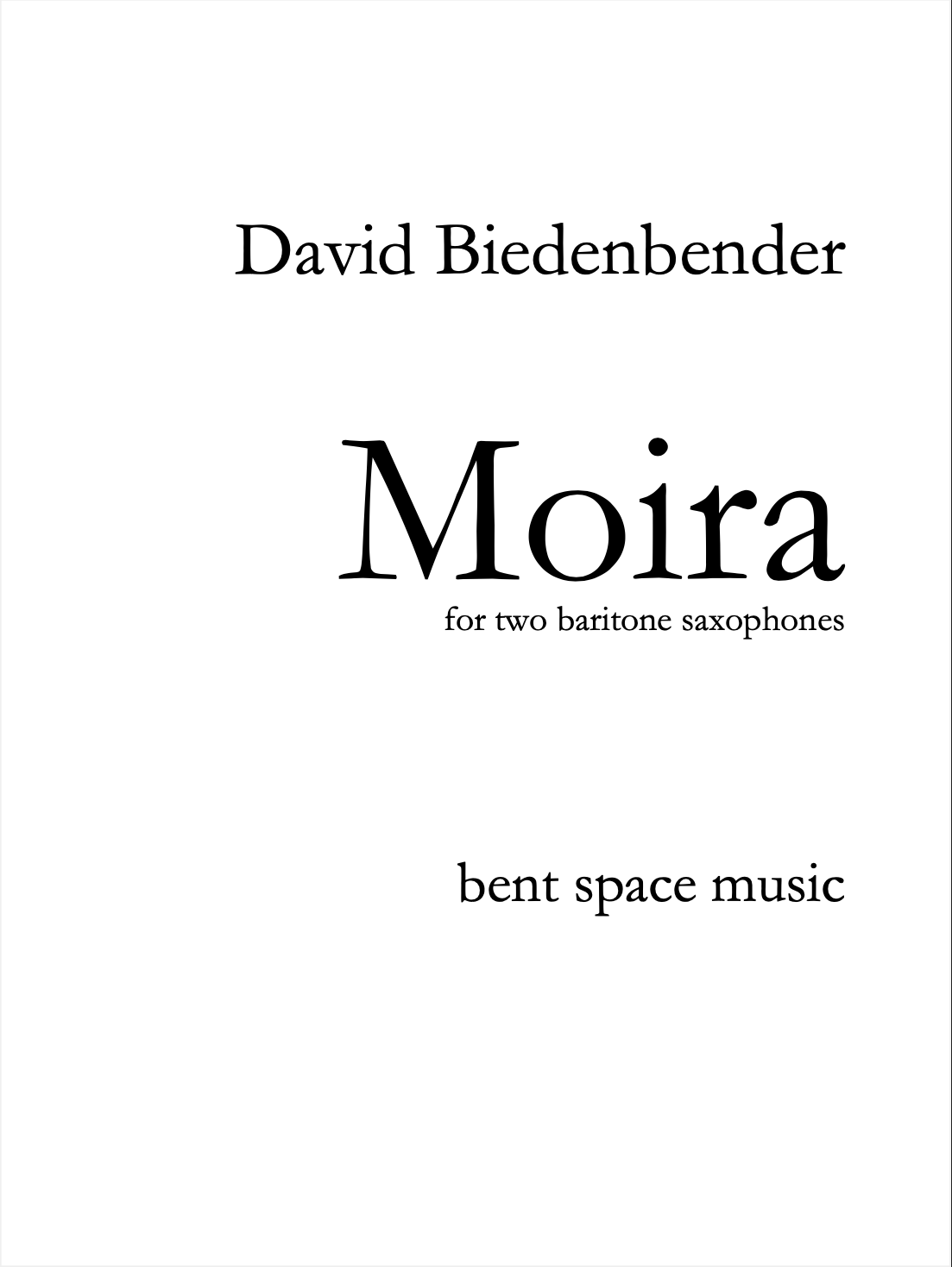Moria by David Biedenbender