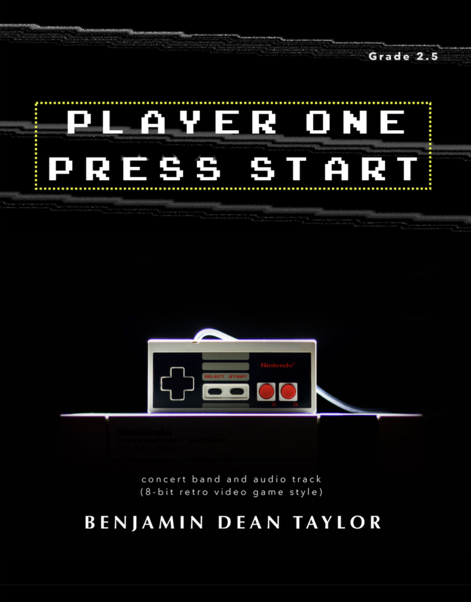 Player One Press Start by Benjamin Dean Taylor