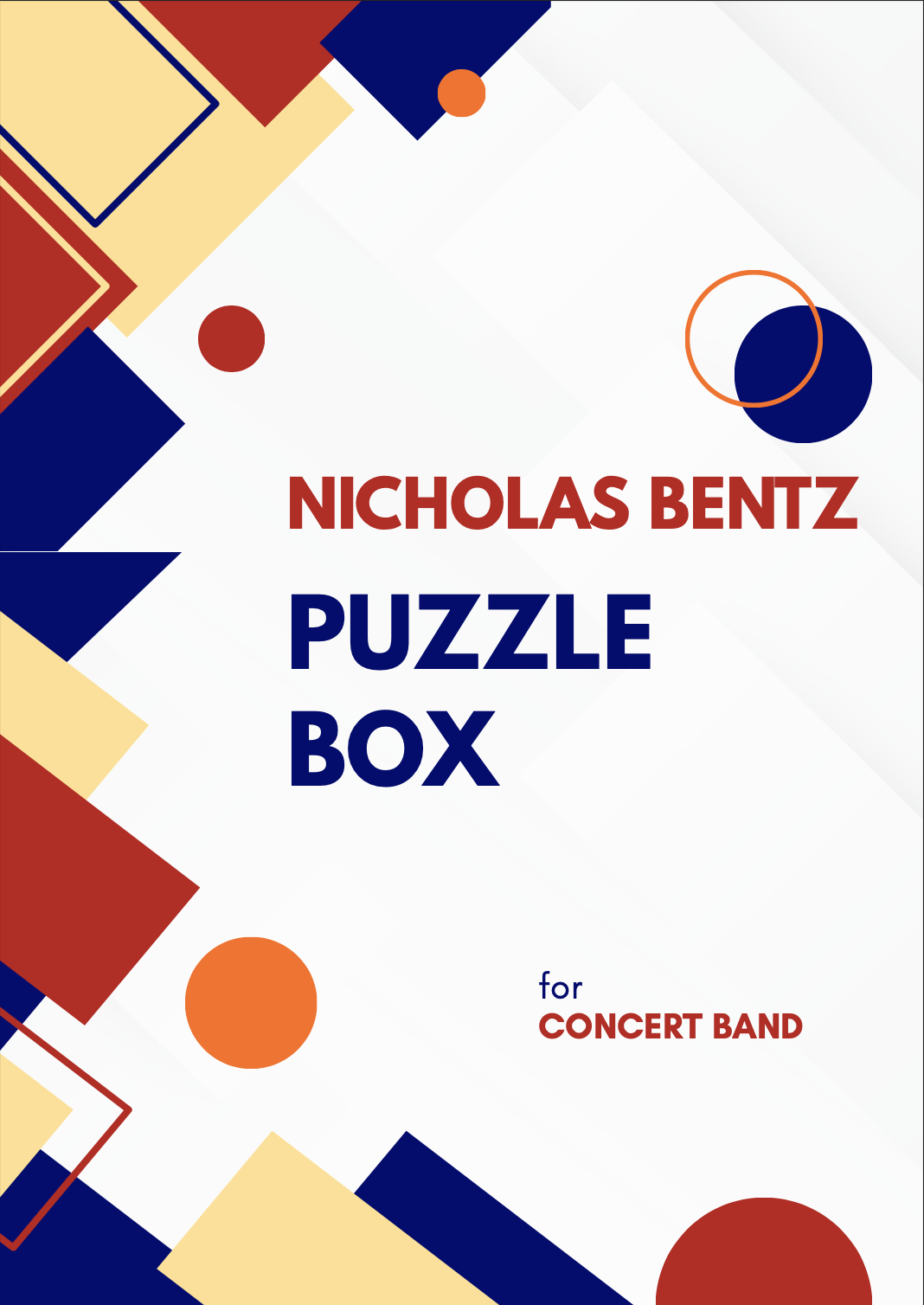 Puzzle Box (Score Only) by Nicholas Bentz