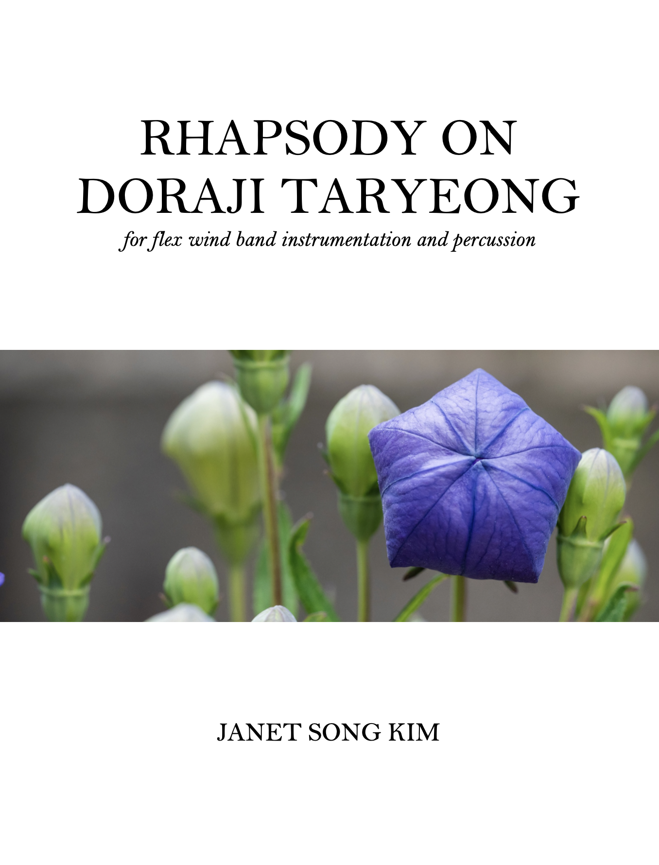 Rhapsody On Doraji Taryeong by Janet Kim