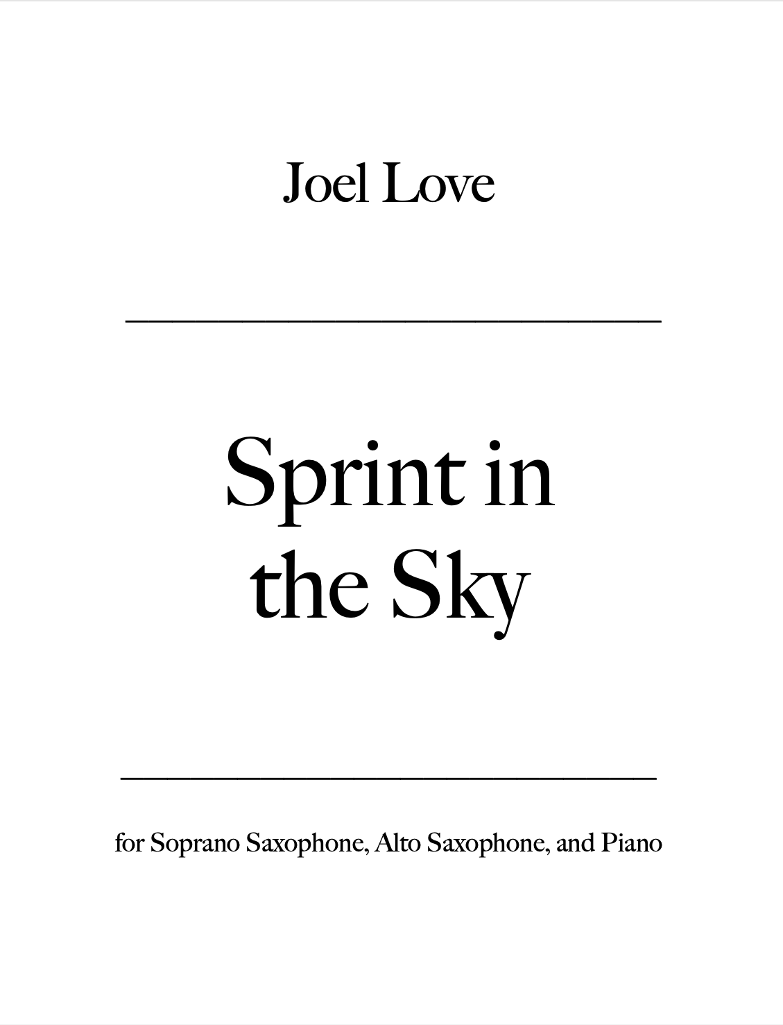 Spirit In The Sky by Joel Love