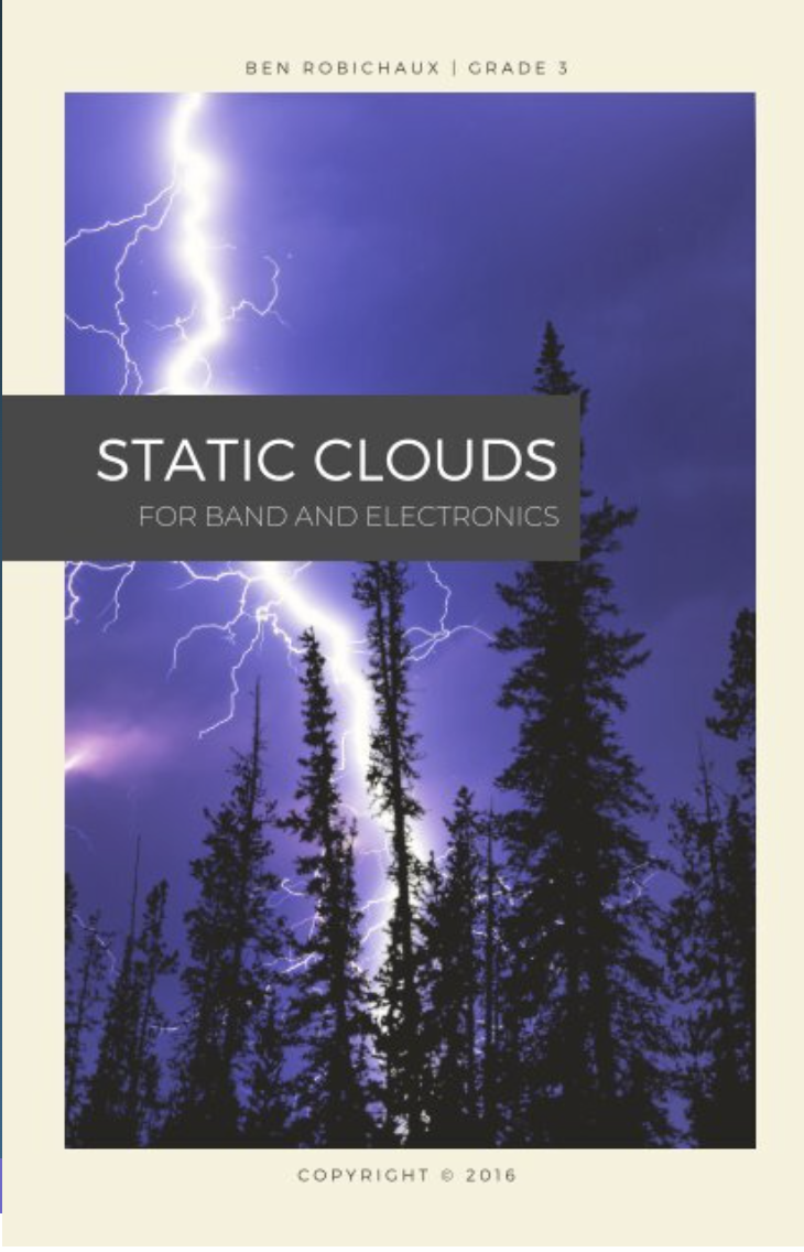 Static Clouds (Score Only) by Ben Robichaux