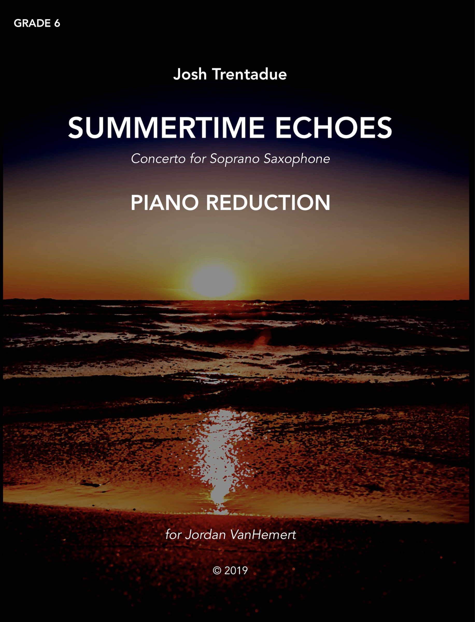 Summertime Echoes (Piano Reduction) by Josh Trentadue