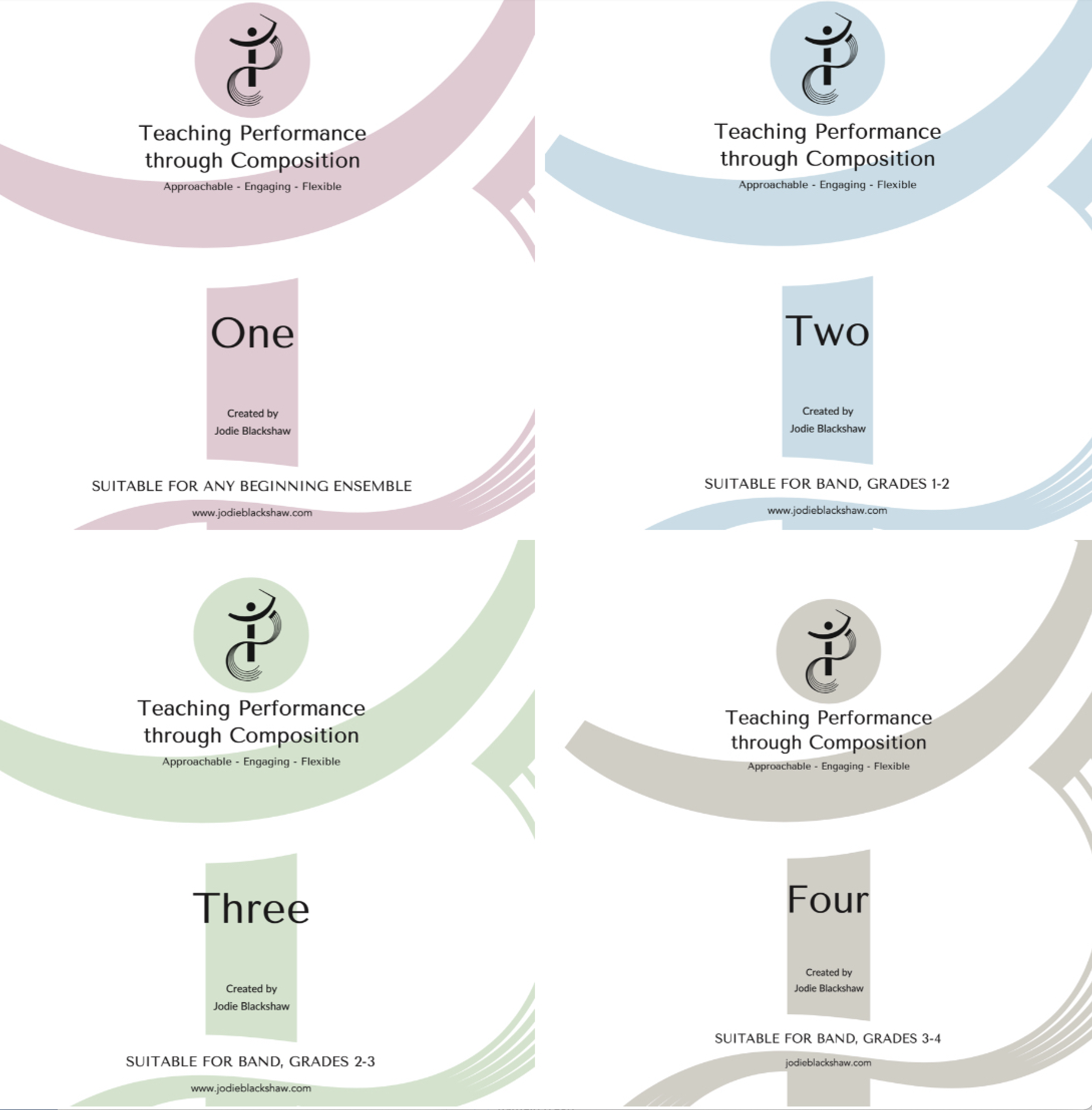Teaching Performance Through Composition Vols 1-4
by Jodie Blackshaw