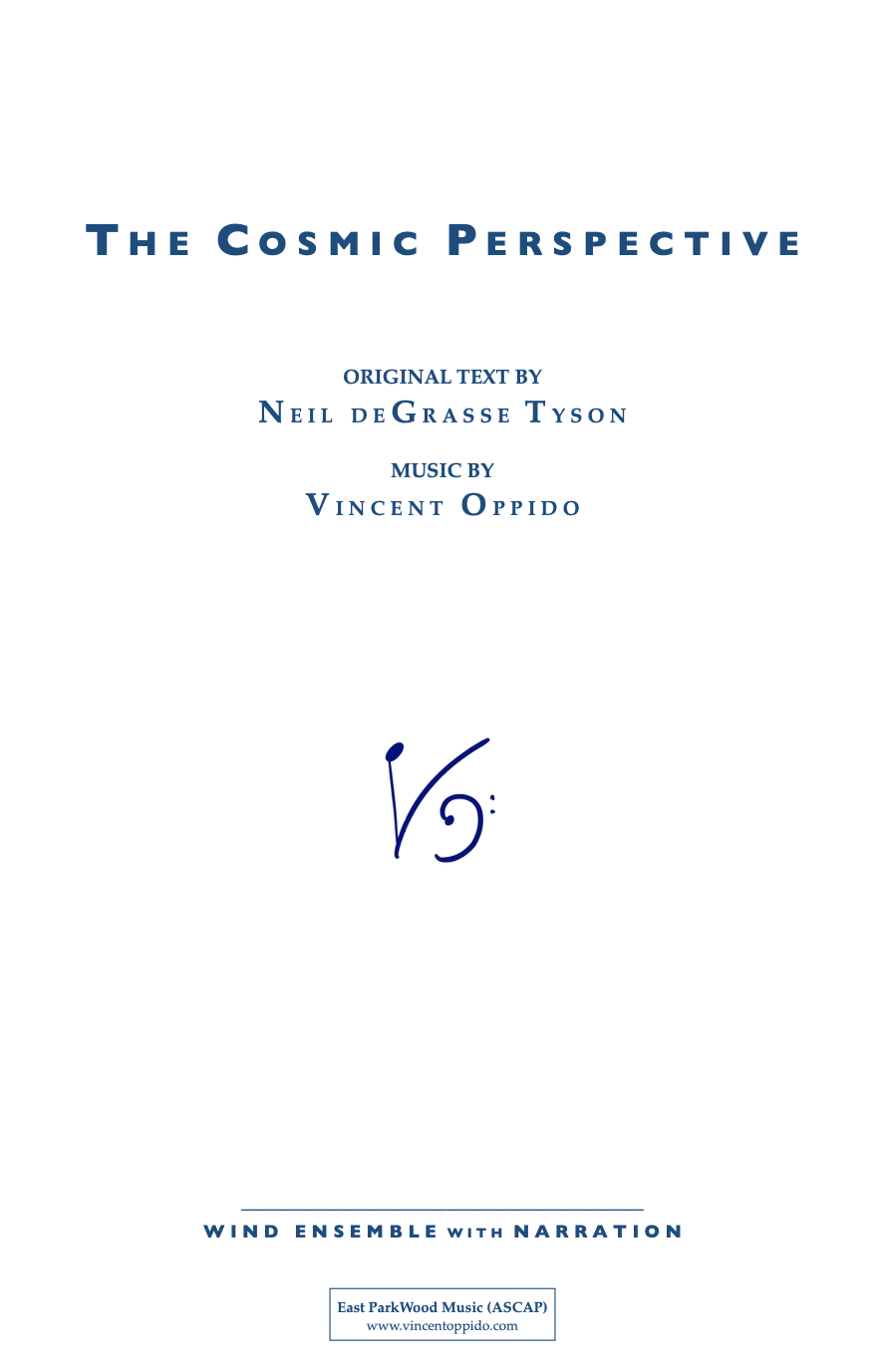 The Cosmic Perspective (Score Only) by Vincent Oppido